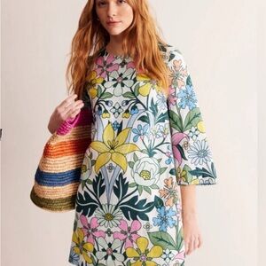 SOLD OUT Boden Flare Linen Short Dress
